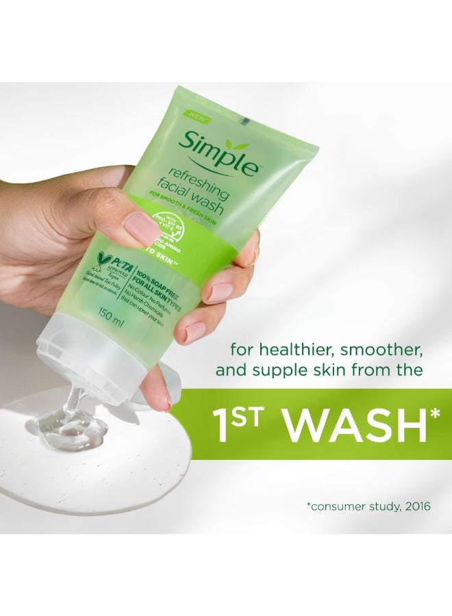 Simple Refreshing Facial Wash, 150ml - Image 5