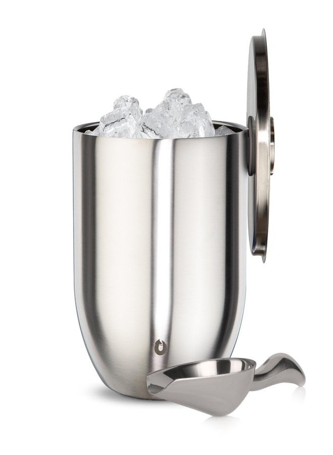 SNOWFOX Plus, Premium Vacuum Insulated Stainless Steel Ice Bucket with Lid/Scoop, Home Bar Accessories, Elegant Bartending Ice Buckets for Parties, Beautiful Outdoor Entertaining Supplies, 3L - Image 1