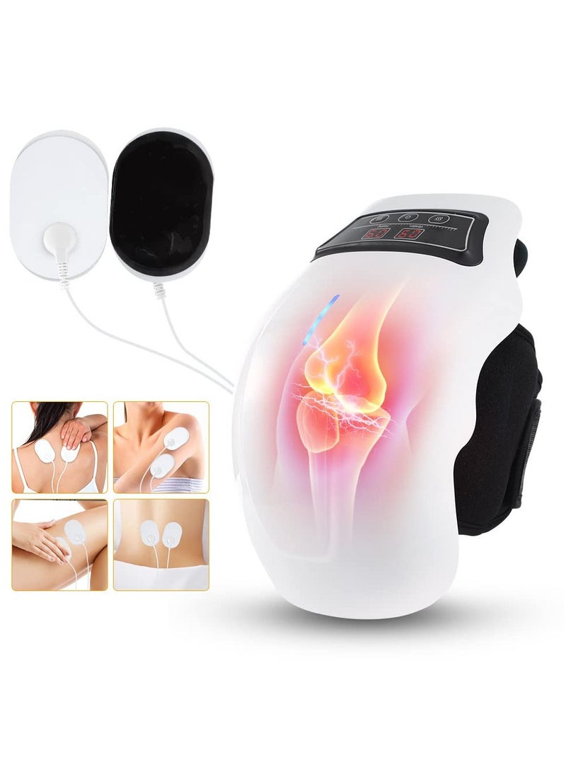 BORTONY Portable Knee Massager with Heat and Vibration Smart Hot Compress Knee Relaxing Massager for Pain Relief Cold Legs Blood Circulation Gifts for Men/Women - Image 5