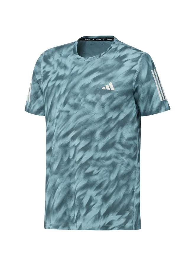 Adidas Adidas Otr Aop Tee M M Turquoise Running Other Shirts For Men