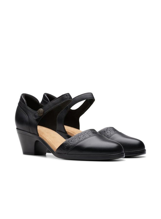 clarks Women's Emily 2 Ketra Pump, Black Leather, 9, Black Leather, 9 - Image 5