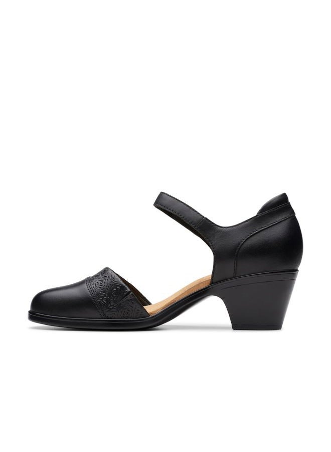 clarks Women's Emily 2 Ketra Pump, Black Leather, 9, Black Leather, 9 - Image 3