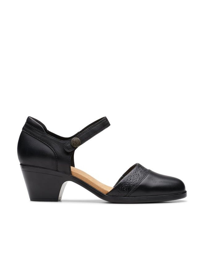 clarks Women's Emily 2 Ketra Pump, Black Leather, 9, Black Leather, 9 - Image 2