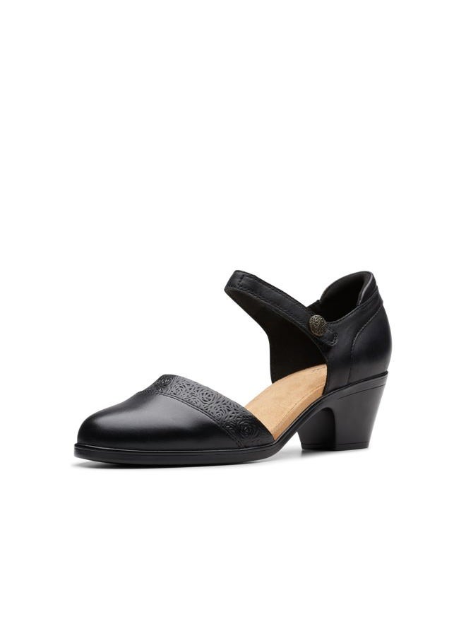 clarks Women's Emily 2 Ketra Pump, Black Leather, 9, Black Leather, 9 - Image 1