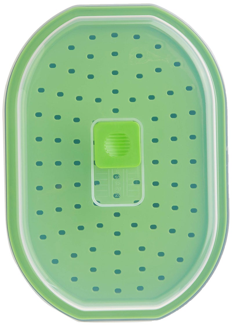 PrepSolutions Steamer for Fish and Veggies, Gray - Durable Kitchen Steaming Basket for Healthy Cooking - Image 3