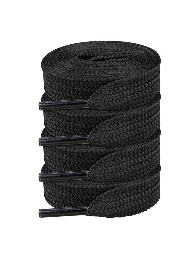 Endoto 2 PairsFat Shoelaces for Adidas Campus 00s,16MM Thick Flat Wide Jumbo Shoe Laces Replacement Laces for Sneaker(Color:Black,Size:50Inch) - Image 4