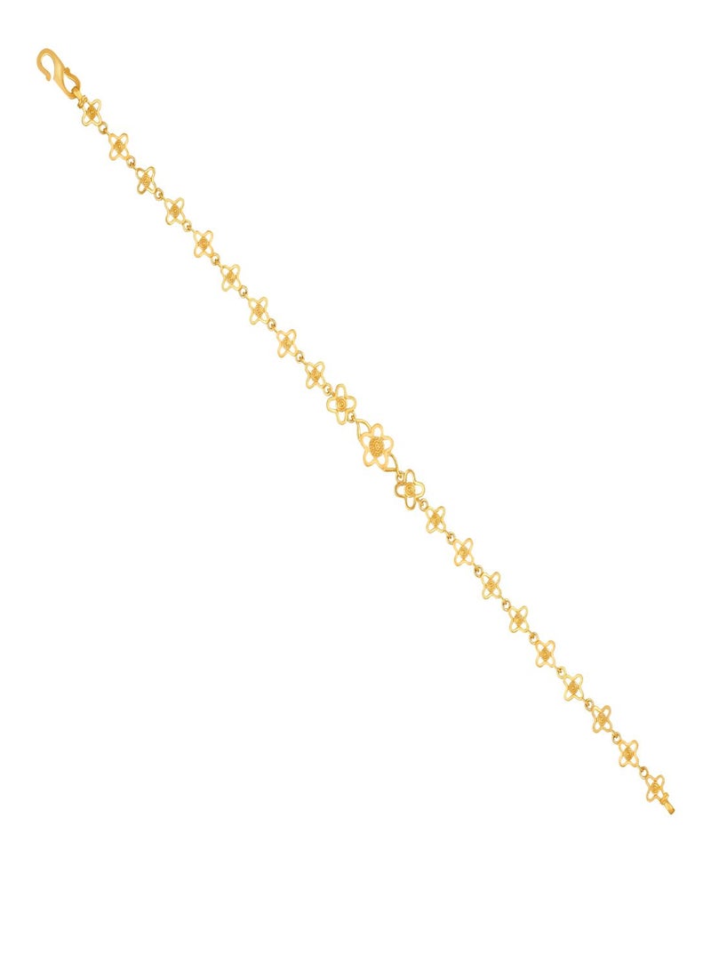 Malabar Gold and Diamonds 22 KT 916 Purity Gold Bracelet DZBR413Y75  - Image 2