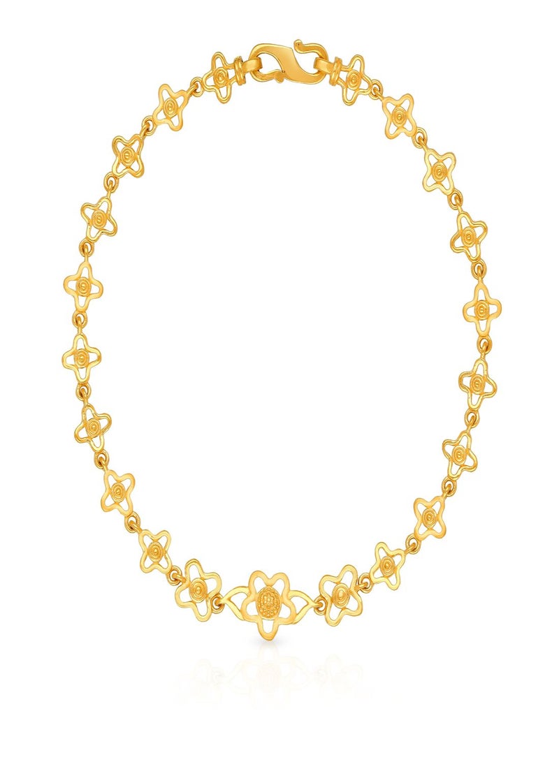 Malabar Gold and Diamonds 22 KT 916 Purity Gold Bracelet DZBR413Y75  - Image 1