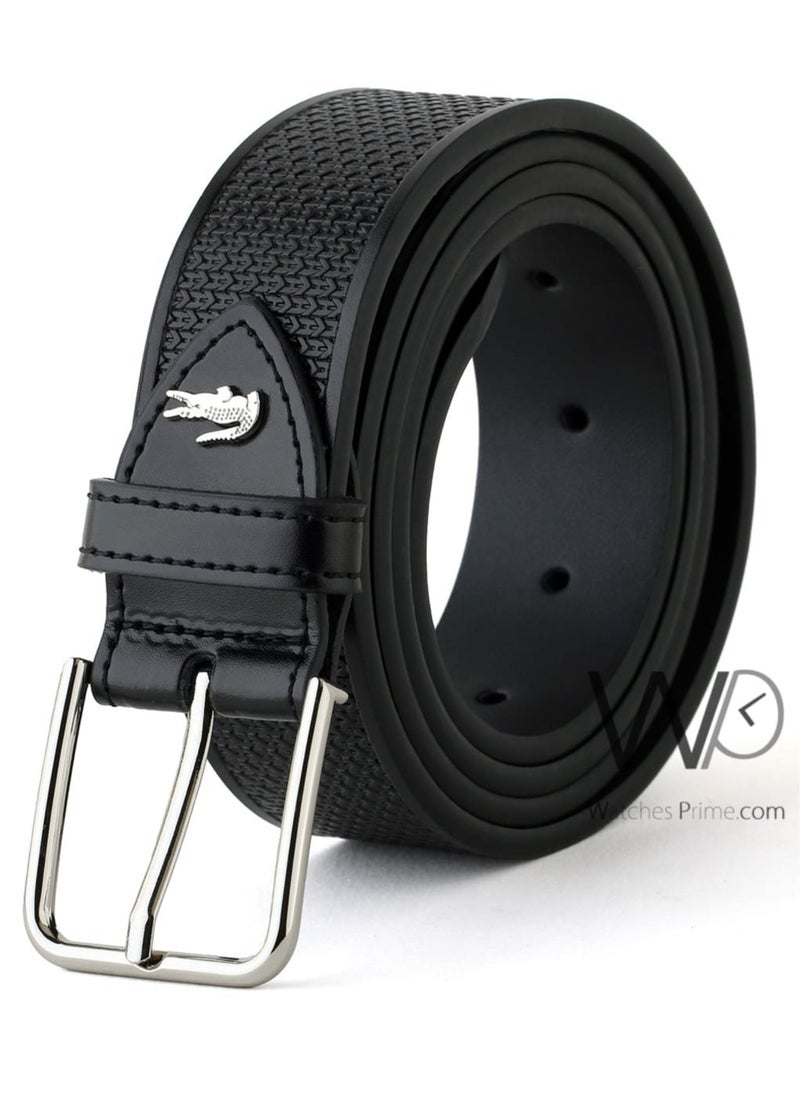 LACOSTE - Lacoste Men's Black Wallet and Belt Set - Image 1
