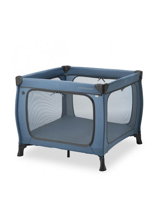 hauck Hauck Sleep N Play Travel Cot SQ Set Dark Blue