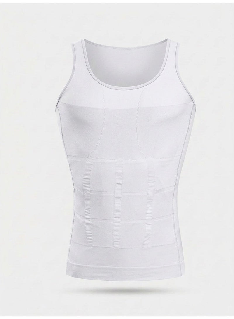 Slim Fit Chest Binder for Men Firming and Toning Body Contouring Undergarment - Image 1