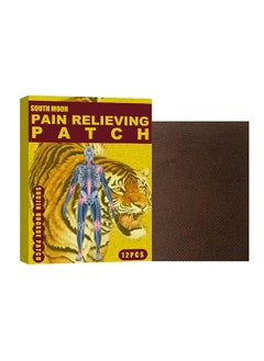 12PCS Tiger Plaster Patches Relax Meridian and Activate Collaterals Prevent Joint Damage Shoulder Lumbar Vertebra Patch for Treat Muscle Pain Stiffness Relieve Rheumatoid