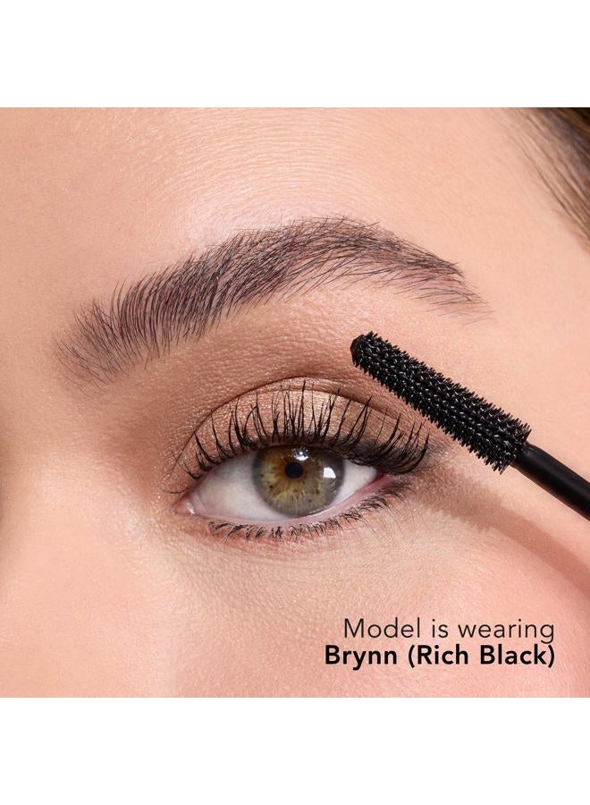Thrive Causemetics Mini Makeup Essentials Bundle with Makeup Bag, Deluxe Mini Liquid Lash Extensions & Volumizer Mini Mascaras, Brynn (Rich Black), Mini Eye Brightener Highlighter Sticks - 3 Shades - Image 3