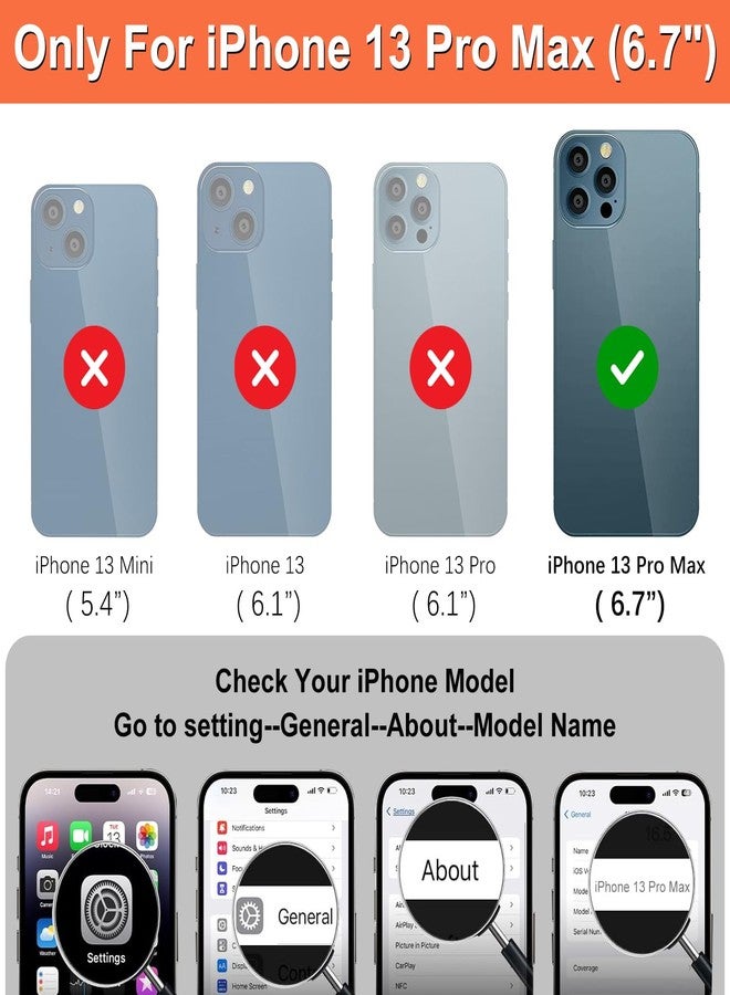 آي كوفر كايس جراب iCoverCase متوافق مع هاتف iPhone 13 Pro Max مع حامل بطاقات، جراب محفظة للنساء والرجال جراب واقٍ من الجلد الصناعي مانع لتقنية RFID مقاس 6.7 بوصة (بيج ليوبارد) - Image 2