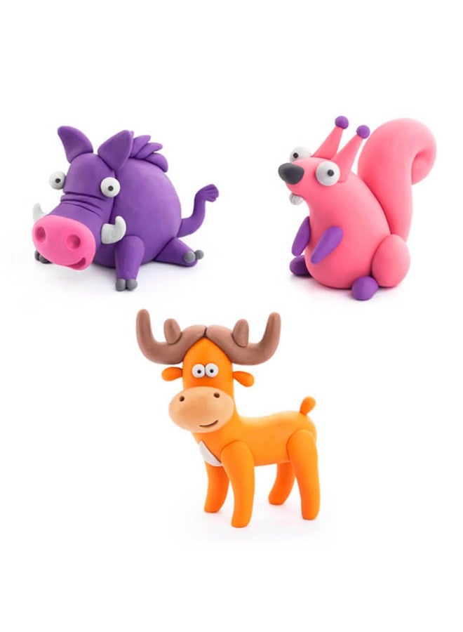 Fat Brain Toys Hey Clay Forest Animals - Clay Kit With Interactive App, Kids & Tweens  - Image 2