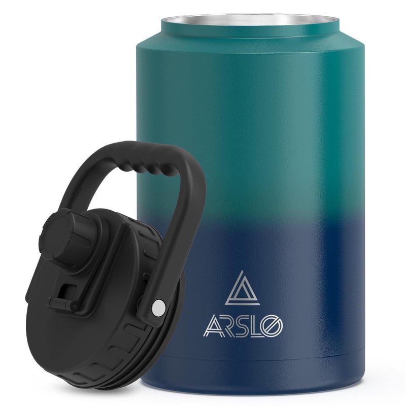 Arslo large Insulated Water Jug With Handle One Gallon Insulated Water Bottle 1 Gallon Stainless Steel Water Jug