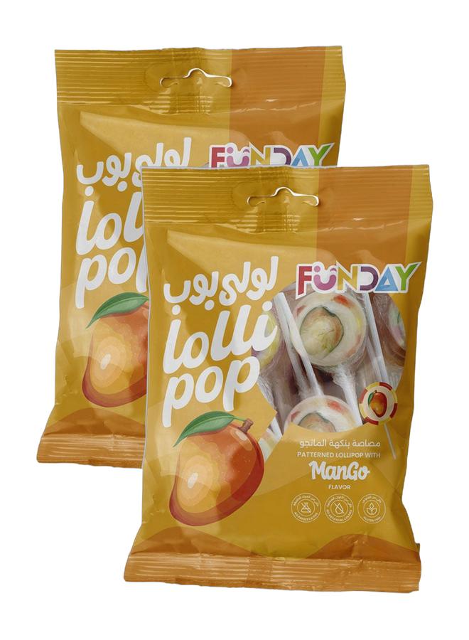 Funday Mango Flavor Lollipop Bag 80 grams (Pack of 2) - Image 1
