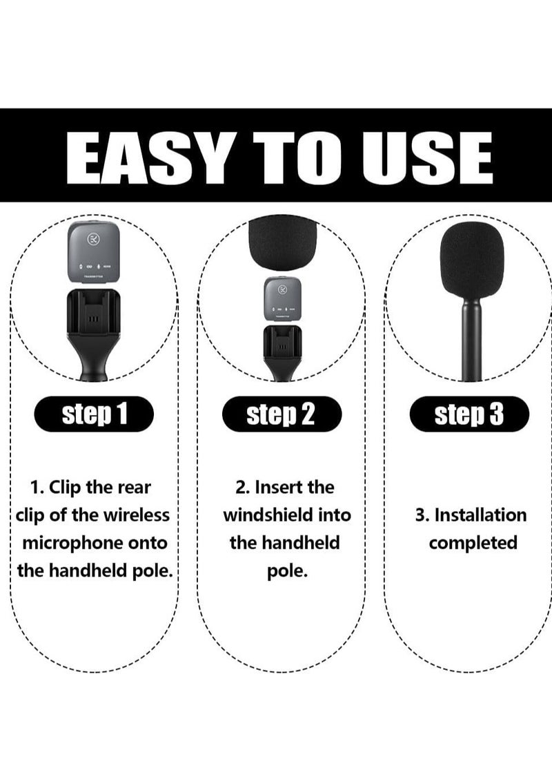 TIGER - Wireless Microphone – High-Quality, Portable Cordless Mic with Clear Sound, Long Battery Life, and Easy Connectivity for Karaoke, Public Speaking, Home Entertainment, Parties, Events, and Professional Use – Lightweight and Durable Design - Image 1