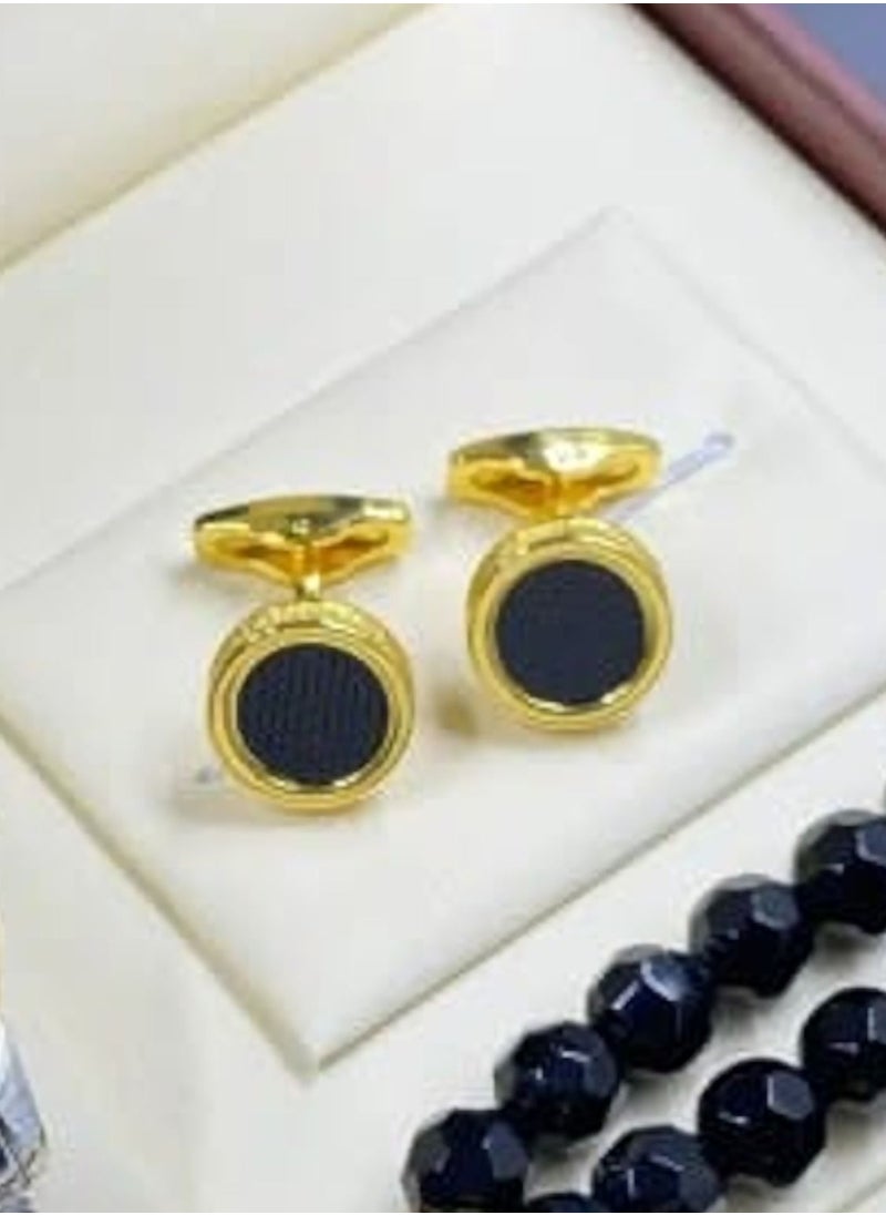 Rivoly - Gift Set Men's Watch Set of 4 Pieces Watch with Pen Set of Buttons - Image 1