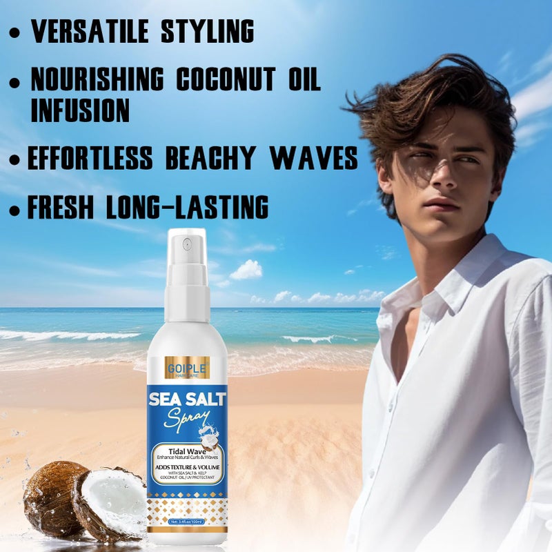 Goiple Hair Styling Powder 1.05oz Natural Look Volumizing & Texturizing Powder Flexible Hold Easy to Apply Texture Powders Sea Salt Spray for Men Women All Hair Style - Image 5