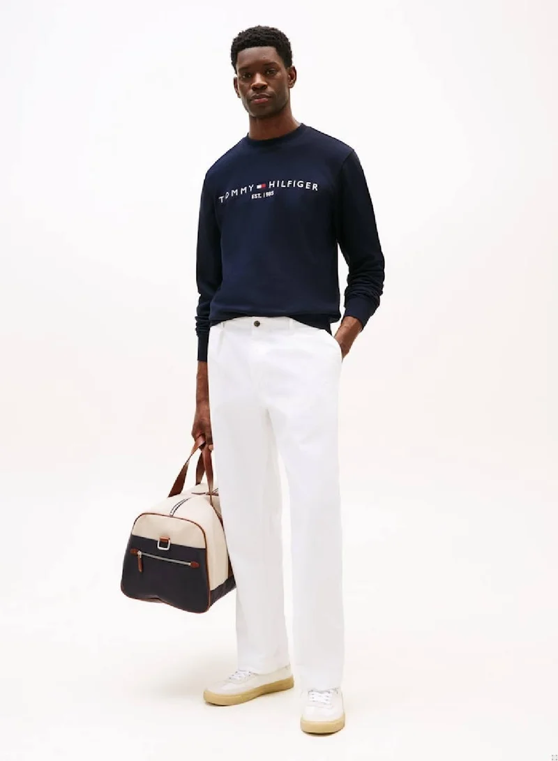 TOMMY HILFIGER Logo Embroidery Flex Fleece Sweatshirt