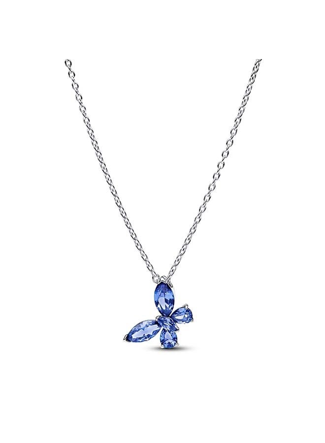 PANDORA Butterfly Pendant Necklace - Image 1
