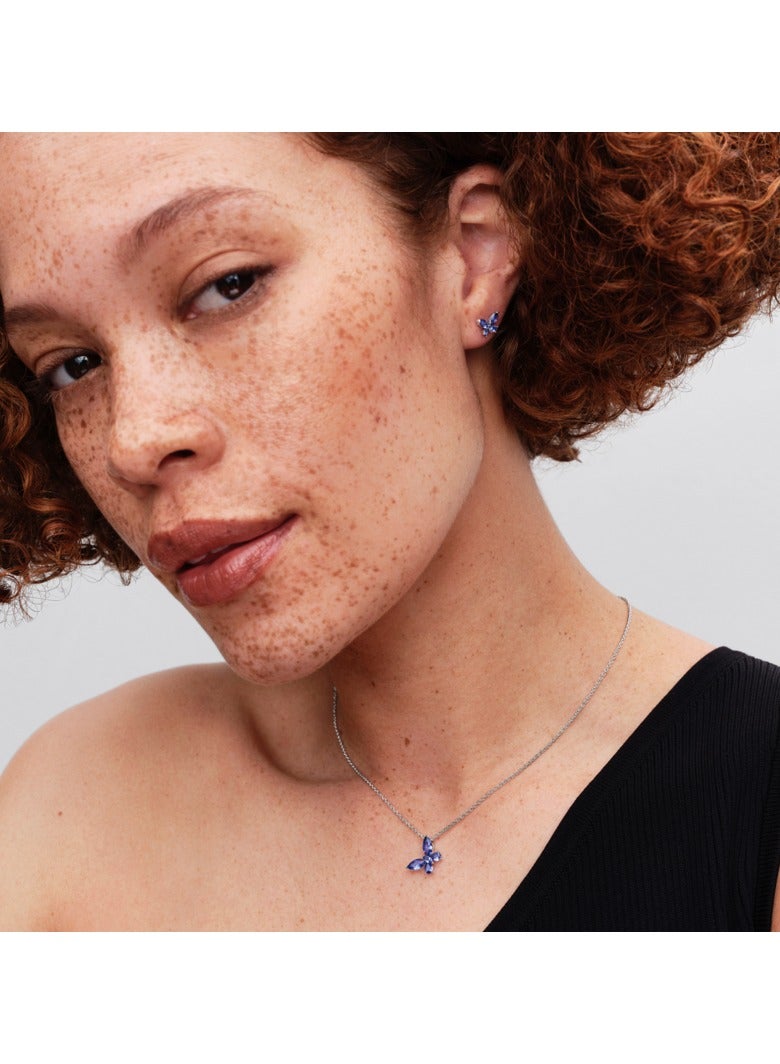 PANDORA Butterfly Pendant Necklace - Image 3