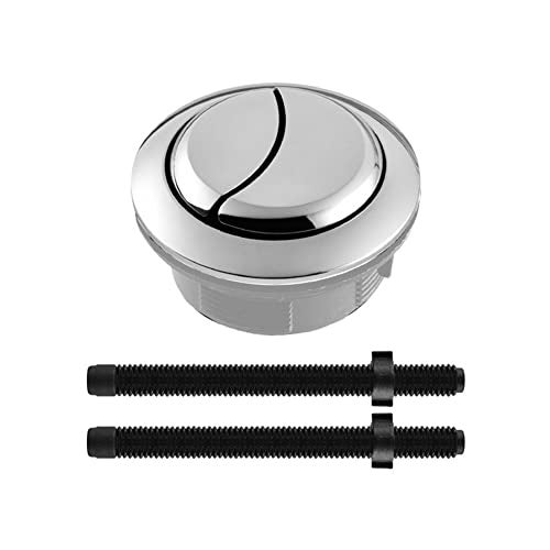 Lokatall Dual Push Flushing Toilet Button, 2 Pack Replacement Toilet Flush Button, Toilet Tank Button with Threaded Diameter 48mm/1.89 inch (Round) - Image 4