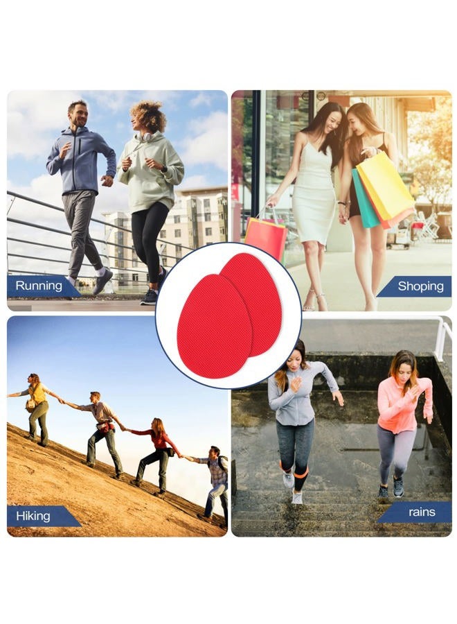 Ashoesert Non Slip Shoe Pads, Shoe Sole Protectors, Anti Slip Shoe Grips on Bottom of Shoes, Non Slip Shoe Bottom Stickers (Red - 3 Pairs) - Image 5