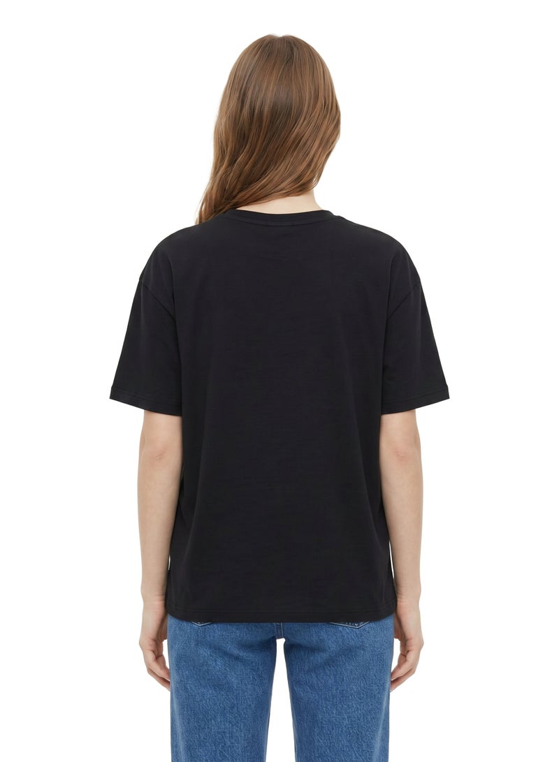 Disney Mickey & Friends “Besties” Women’s Oversized Drop Shoulder T-Shirt - Image 2