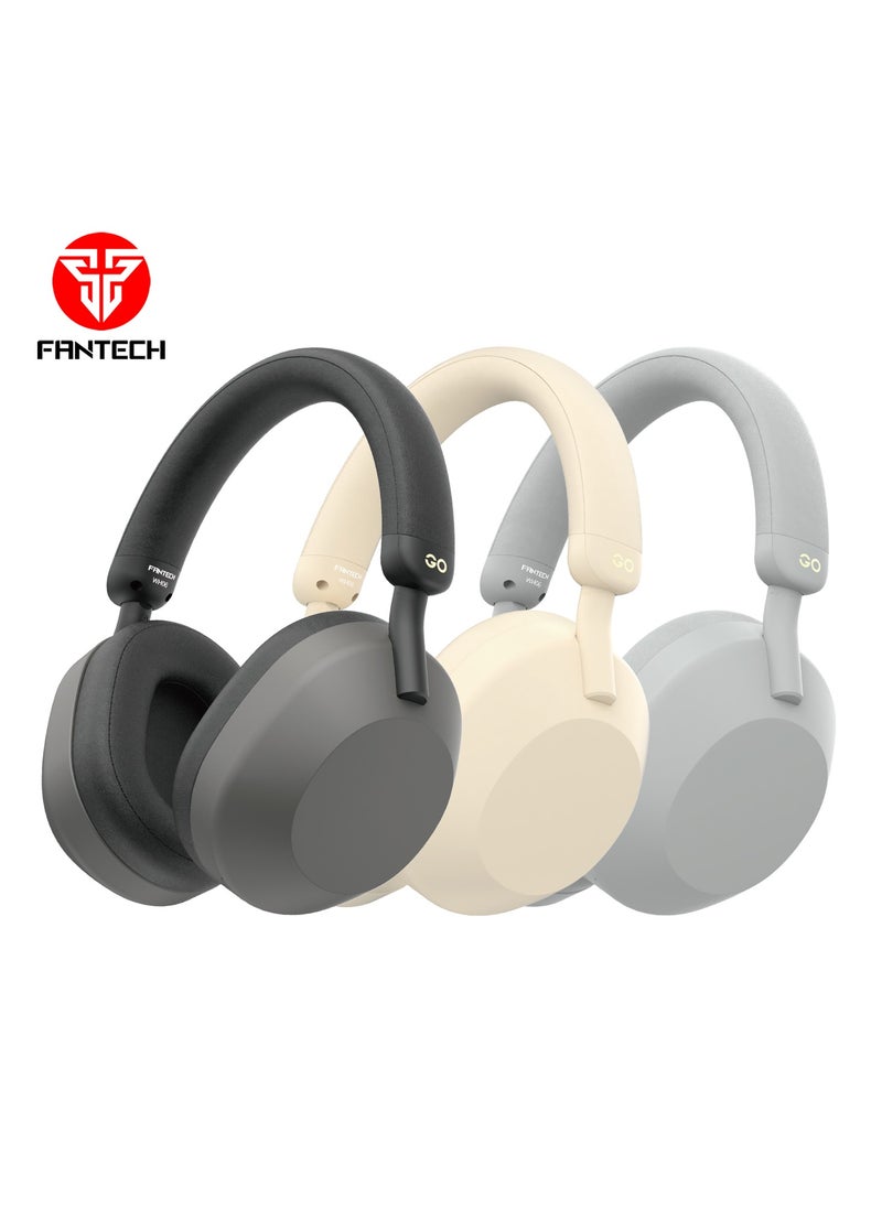 FANTECH - Wireless Gaming Headset with Dual Mode (BT 5.3/Wired) - Gaming headset for PC, PS5, PS4, Mac，Switch，16H Playtime, 40mm Drivers, Fast Charging, Adjustable Ear Cups, Memory foam, Durable Frame,Multi-Platform for PC/Mobile/PS5 Multi-Platform Compatible - Image 1