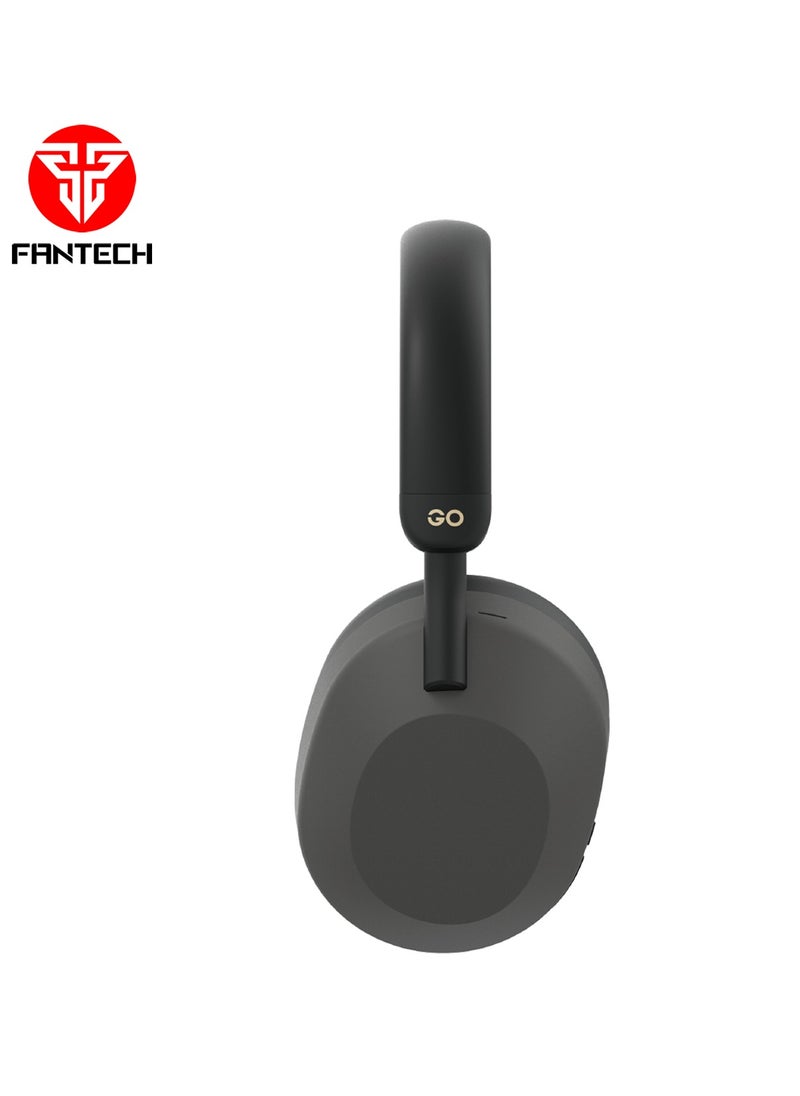 FANTECH - Wireless Gaming Headset with Dual Mode (BT 5.3/Wired) - Gaming headset for PC, PS5, PS4, Mac，Switch，16H Playtime, 40mm Drivers, Fast Charging, Adjustable Ear Cups, Memory foam, Durable Frame,Multi-Platform for PC/Mobile/PS5 Multi-Platform Compatible - Image 1