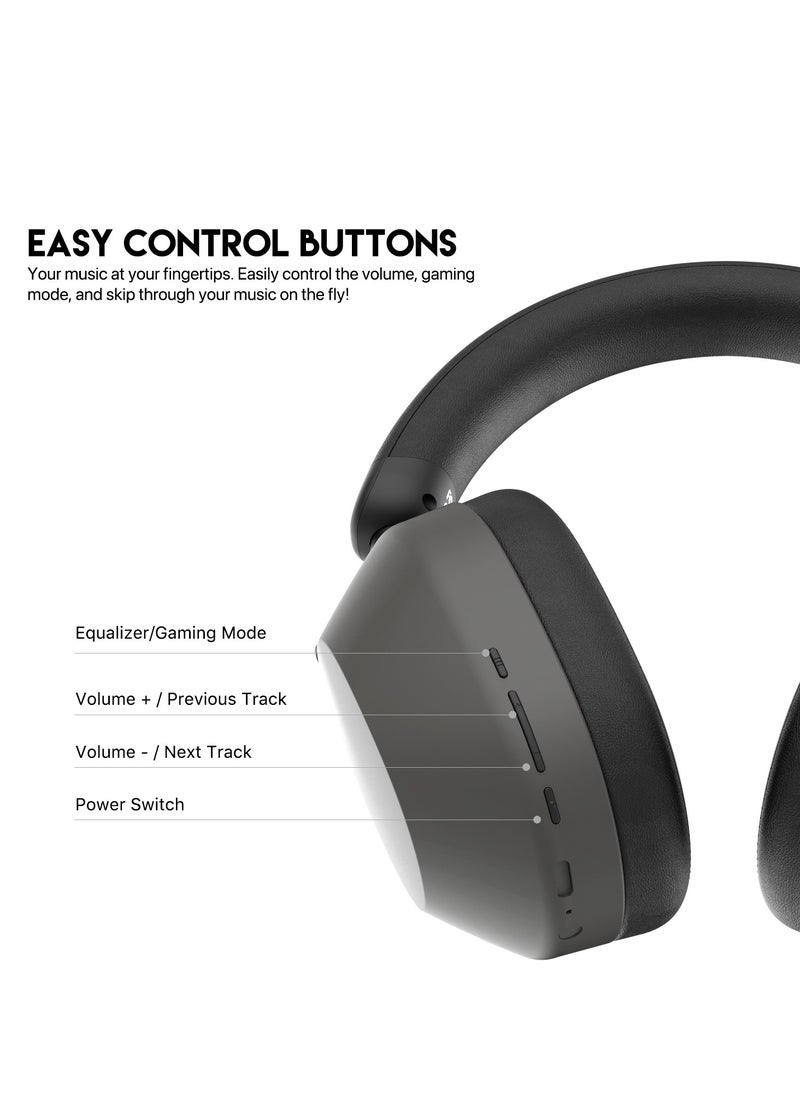 FANTECH - Wireless Gaming Headset with Dual Mode (BT 5.3/Wired) - Gaming headset for PC, PS5, PS4, Mac，Switch，16H Playtime, 40mm Drivers, Fast Charging, Adjustable Ear Cups, Memory foam, Durable Frame,Multi-Platform for PC/Mobile/PS5 Multi-Platform Compatible - Image 1