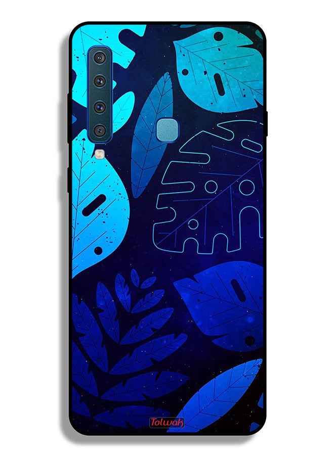 Tolwak - Samsung Galaxy A9 (2018) Protective Case Cover Leaves Pattern - Image 1