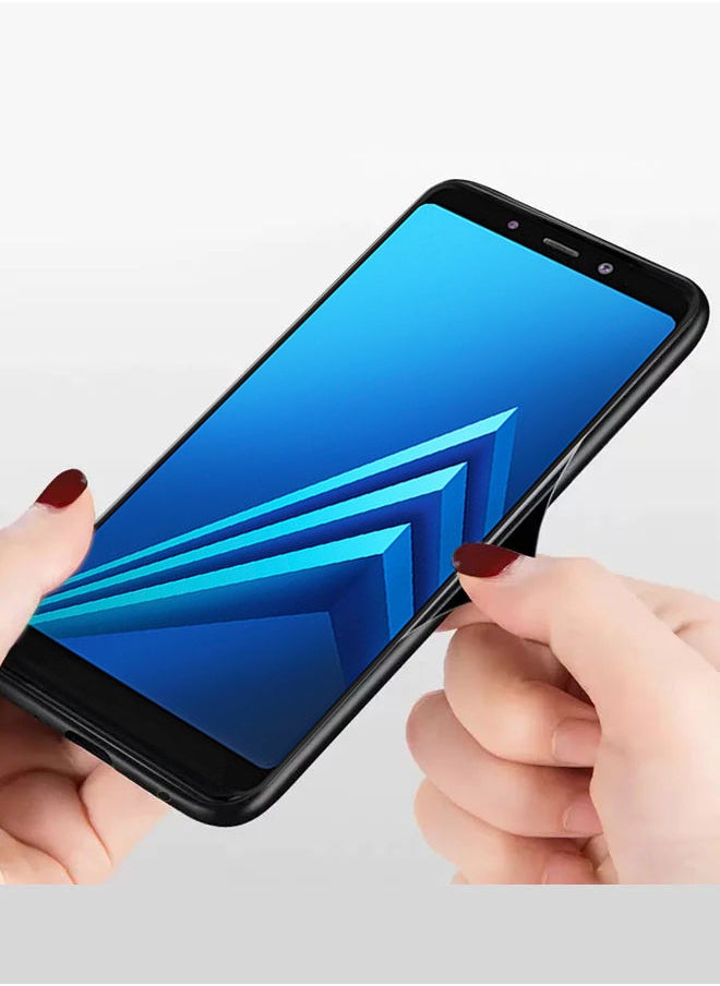 Tolwak - Samsung Galaxy A9 (2018) Protective Case Cover Leaves Pattern - Image 1