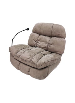 Brown Rocking & Swivel Recliner Chair with Extendable Footrest – Comfort Starts Here