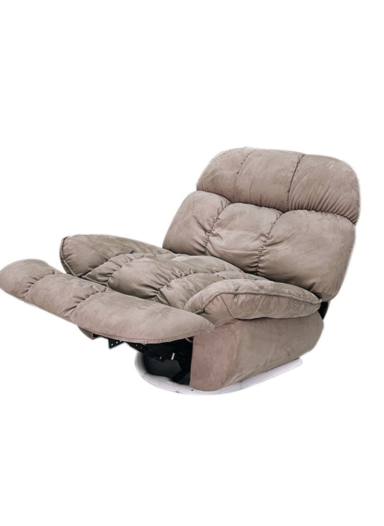 sahaba - Brown Rocking & Swivel Recliner Chair with Extendable Footrest – Comfort Starts Here - Image 1