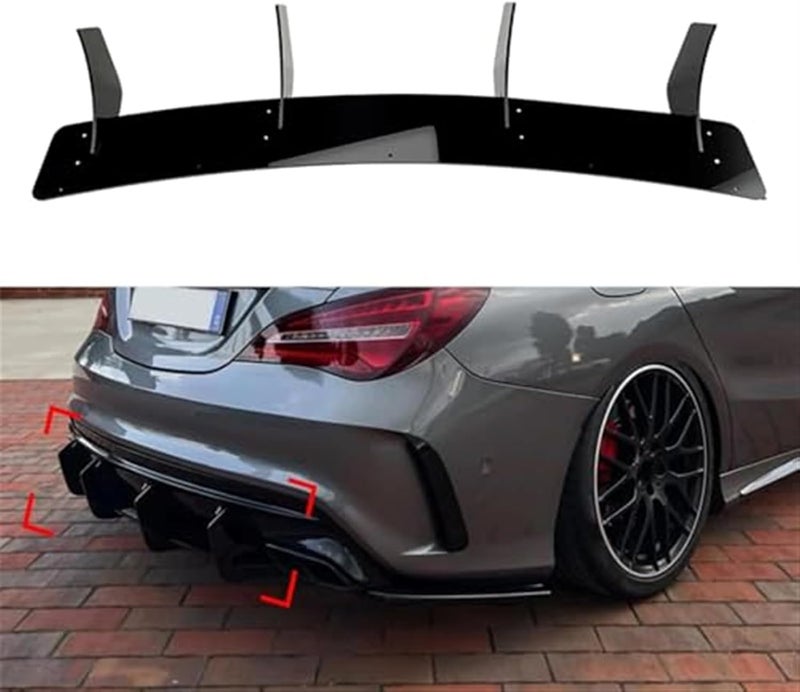 Wivplex Car Rear Spoiler for CLA Class W117 C117 - Image 3