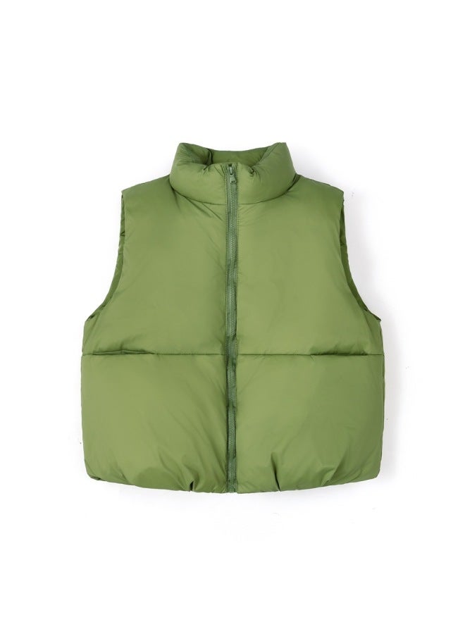 New Autumn And Winter Style Men's Women's Children's Unisex Versatile Vest Down Jacket For Warmth Kids Waistcoat Vest - Image 1