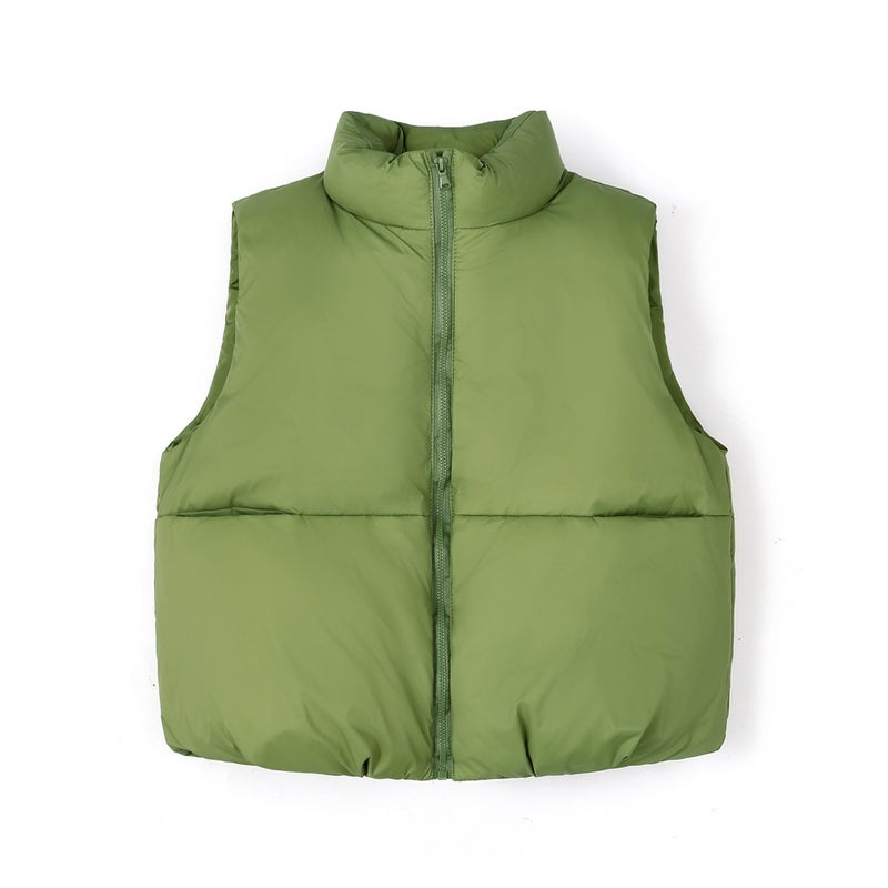 New Autumn and Winter Style Men's Women's Children's Unisex Versatile Vest Down Jacket for Warmth Kids Waistcoat Vest - Image 1