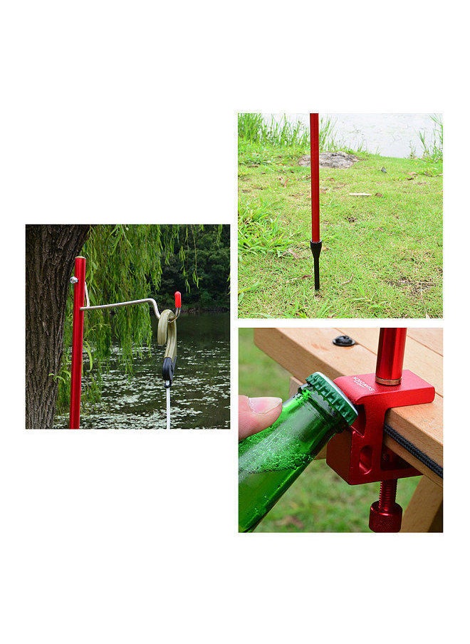 sundick Detachable Lantern Stand Lamp Tripod Camping Bracket Holder Portable Accessory With Nail  - Image 2