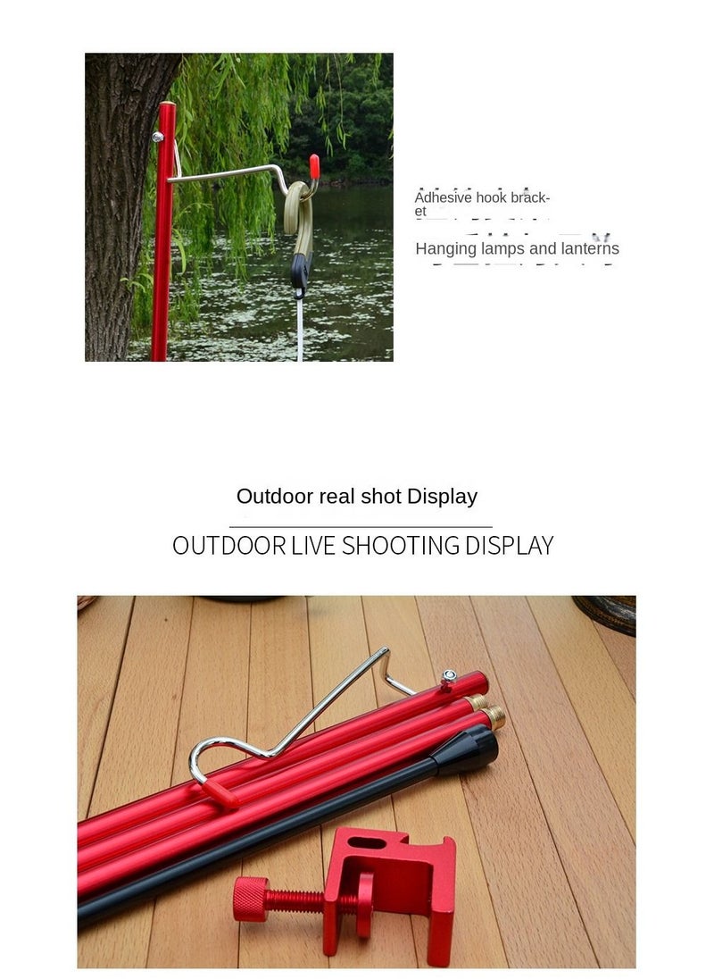 sundick Detachable Lantern Stand Lamp Tripod Camping Bracket Holder Portable Accessory With Nail  - Image 5
