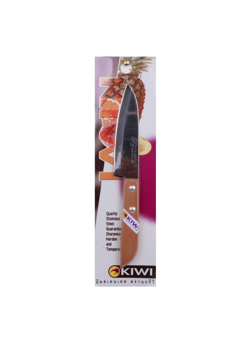 Kiwi Fruit Knife with Wooden Handle, 4 inches, K503