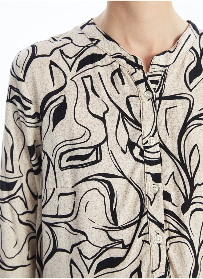 LC WAIKIKI Crazy Collar Patterned Women's Tunic  - Image 3