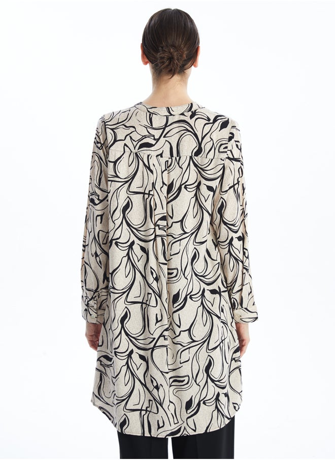 LC WAIKIKI Crazy Collar Patterned Women's Tunic  - Image 4
