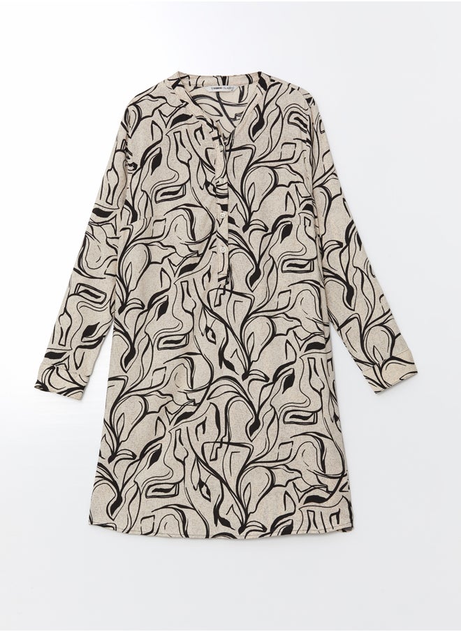 LC WAIKIKI Crazy Collar Patterned Women's Tunic  - Image 5