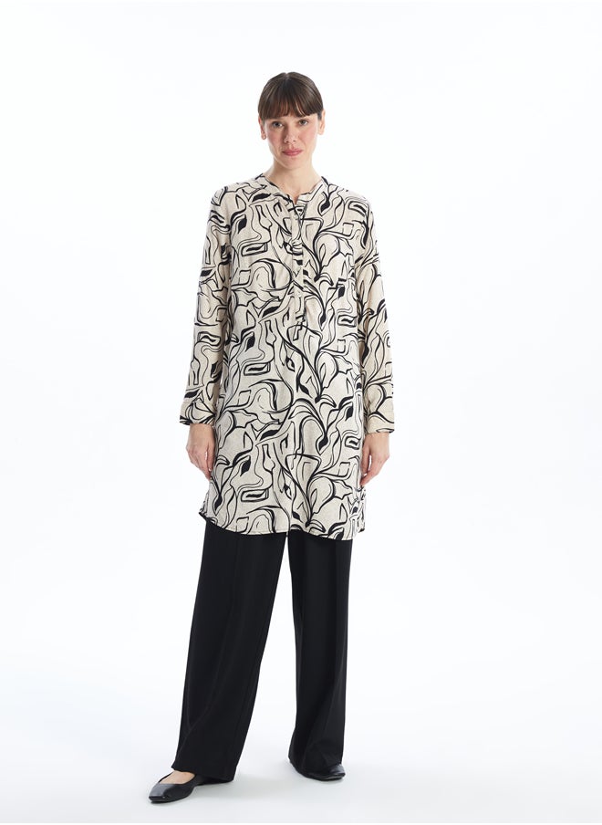 LC WAIKIKI Crazy Collar Patterned Women's Tunic  - Image 2