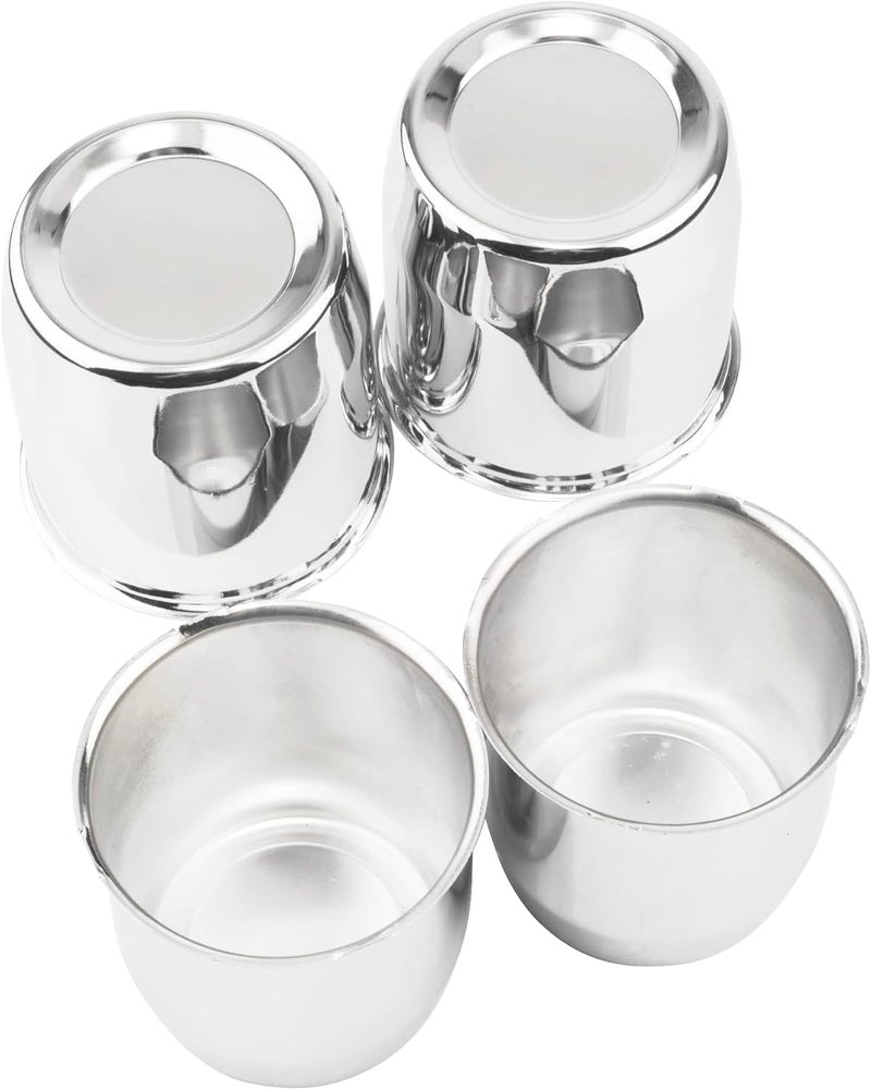 Rheedal Chrome Wheel Hub Caps - Set of 4, 2.64" Diameter - Image 2