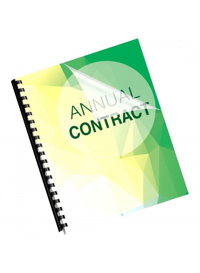 Fellowes 52089 Binding Presentation Covers, 8mil, Letter, 100 Pack, Clear - Image 2