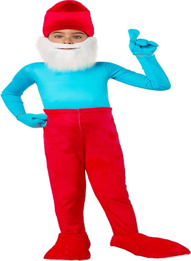 Rubies The Smurfs: Papa Smurf Costume for Kids by Rubies, Boy's Small - Image 1